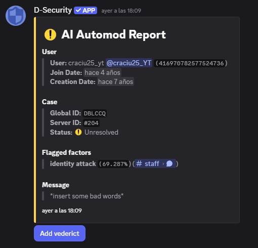 The manual approval report